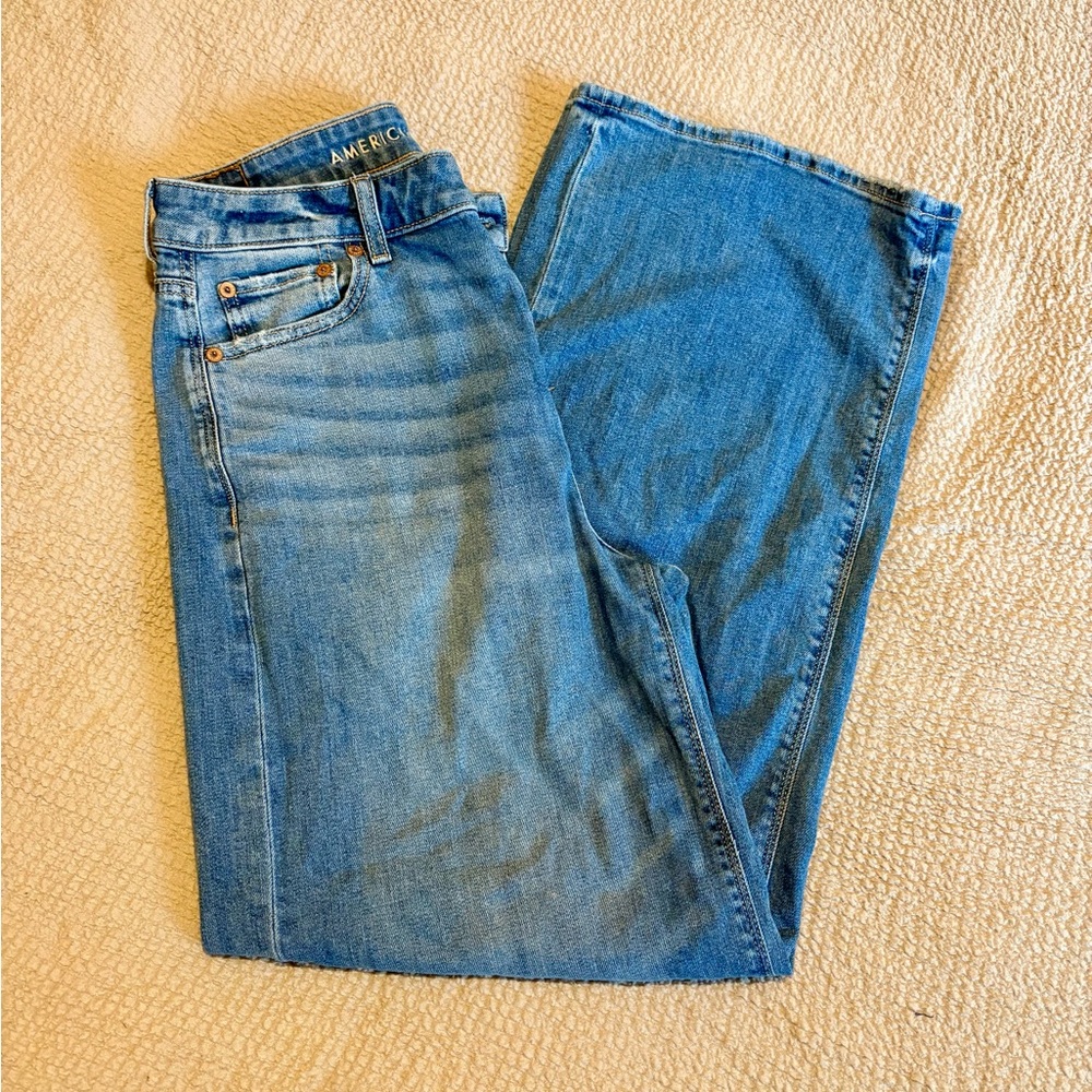 American Eagle Baggy Wide Leg Jeans